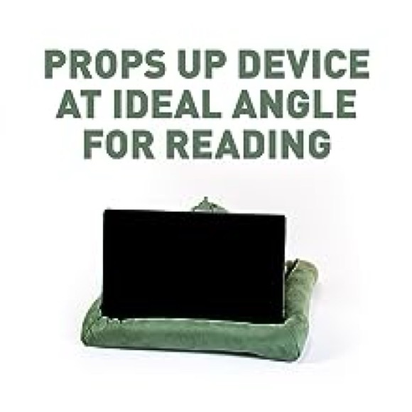 Peeramid Bookrest Book Holder Stand for Hands Free Reading - Soft Pillow Design - Picture 5 of 6